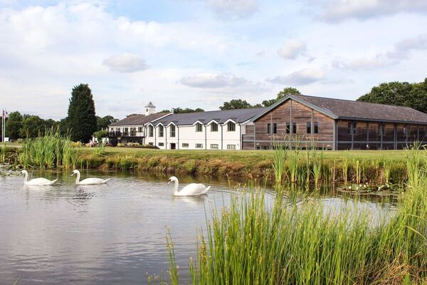 #caption-120 Slinfold Swans and clubhouse