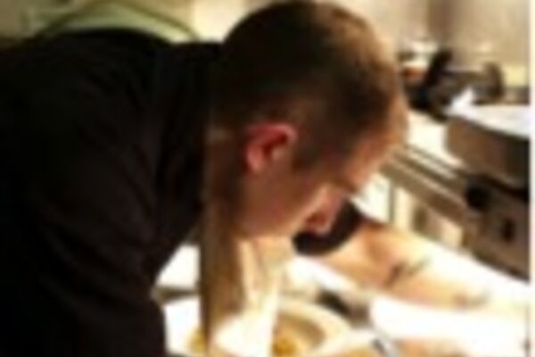 #caption-128 Head Chef Mark Young at work