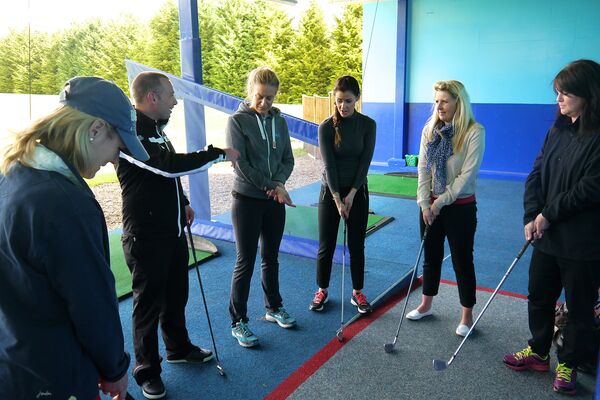 Group golf lessons