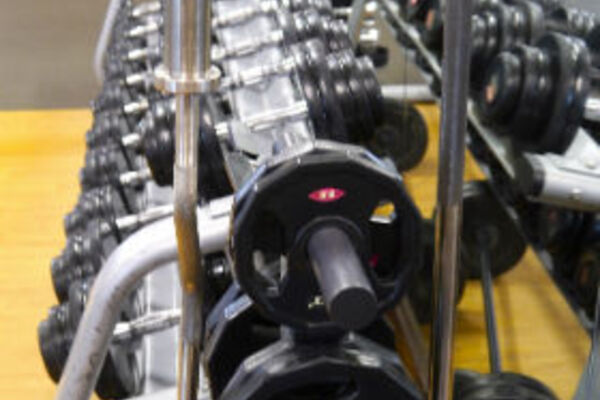 #caption-153 Weights in the gym