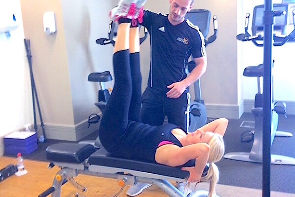 #caption-154 Personal training at the gym