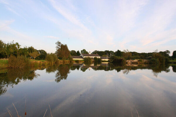 #caption-41 Sunrise over the lake