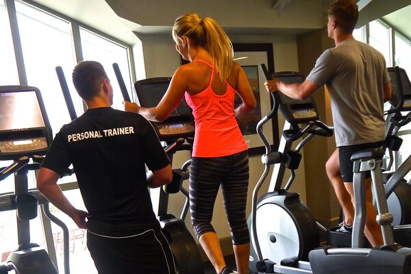 #caption-190 Personal training at the gym